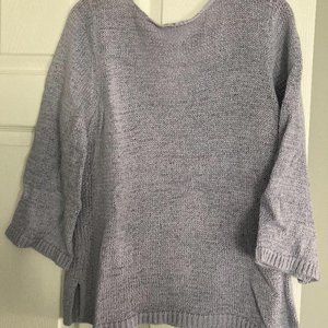 LOFT Bar Back Sweater 3/4 sleeve